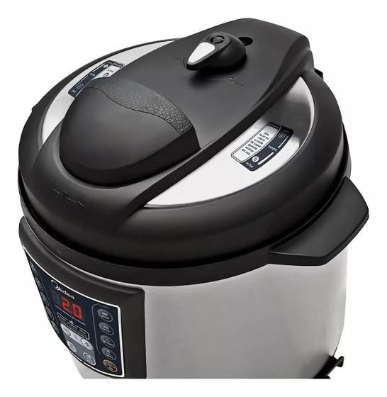 Panela de Pressão Elétrica Midea 6L Digital Inox 220v