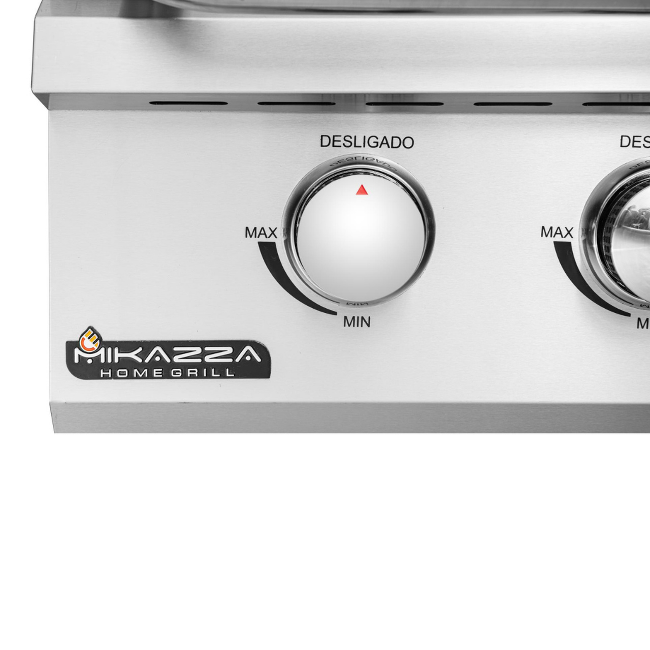 Churrasqueira à Gás Embutir Mikazza G2 Pro 3 Gás Botijão