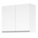 ARMARIO AEREO MODULADO 5 PORTAS MILLA BRANCO PUXADOR ALUMINIO