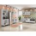 COZINHA MODULADA MILLA 11 PEÇAS BRANCO PUXADOR ALUMINIO
