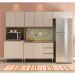COZINHA MODULADA MILLA 4 PEÇAS AMENDOA OFF WHITE PUXADOR ALUMINIO II