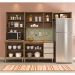 COZINHA MODULADA MILLA 4 PEÇAS AMENDOA OFF WHITE PUXADOR ALUMINIO II