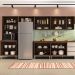 COZINHA MODULADA MILLA 6 PEÇAS CASTANHO OFF WHITE PUXADOR ALUMINIO II