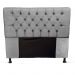 Cabeceira Carla Capitone para Cama Box Casal 160 CM Suede Cinza