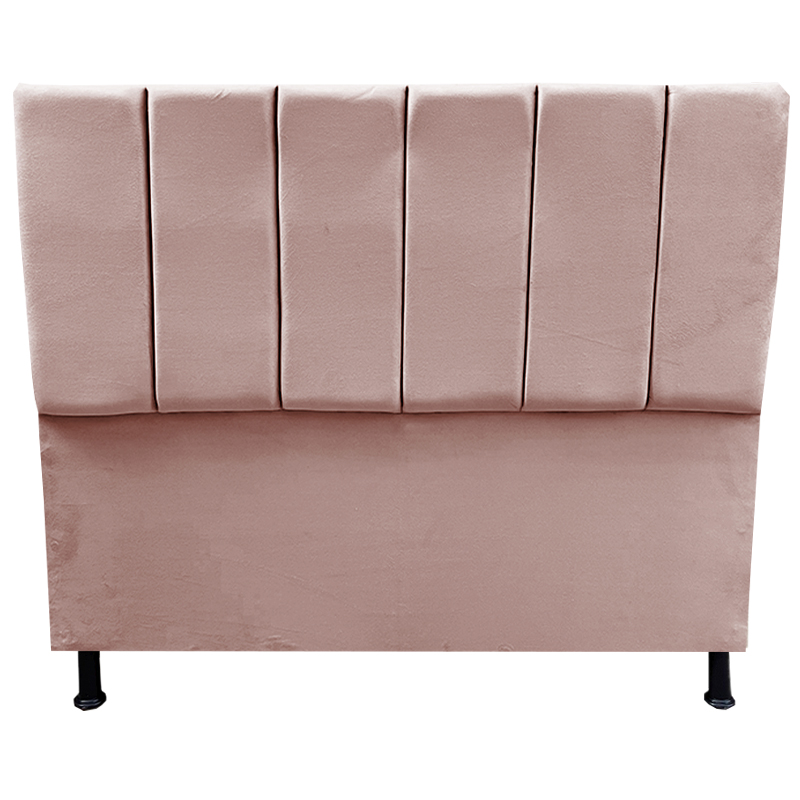 Cabeceira Giovana para Cama Box Casal 140 CM Suede Rose