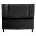 Cabeceira Luna para Cama Box Casal 140 CM Suede Preto