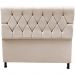 Cabeceira Paris Capitone para Cama Box Casal 140 CM Suede Bege