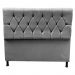 Cabeceira Paris Capitone para Cama Box Casal 160 CM Suede Cinza