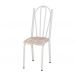Cadeira Tubular Branca 021 Assento Rattan