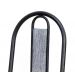 Cadeira Tubular Cromo Preto 058 Assento Grafiato