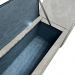Conjunto Cabeceira e Recamier Bella Capitonê para Cama Box Casal 140 CM Suede Bege
