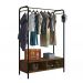 Guarda Roupa Closet Milão 9017 Preto/Demolição Fosco