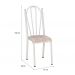 Kit 04 Cadeiras Tubular Branca 021 Assento Rattan
