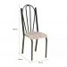 Kit 04 Cadeiras Tubular Cromo Preto 021 Assento Rattan