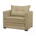 Poltrona Cama Londres Suede Bege