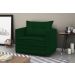 Poltrona Cama Londres Suede Verde
