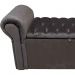 Recamier Bella Capitonê para Cama Box Casal 140 CM Suede Marrom