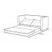Sofá Cama 02 Lugares Londres Suede Bege