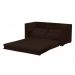 Sofá Cama 02 Lugares Londres Suede Tabaco