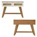 Aparador 2 Portas 110 cm Sala Estar 4674 Cinamomo Off White ARLY