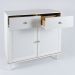 Aparador 2 Portas 2 Gavetas 80 cm R629 Branco Dtall