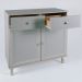Aparador 2 Portas 2 Gavetas 80 cm R629 Cinza Dtall