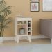 Aparador Adega Bar 4 Nichos 72X45 cm DRI 4103 Off White ARLY