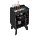 Aparador Adega Bar 4 Nichos 72X45 cm DRI 4139 Preto ARLY