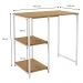 Aparador Adega Bar Cervejeira 90cm LI044 Canela Branco KPB