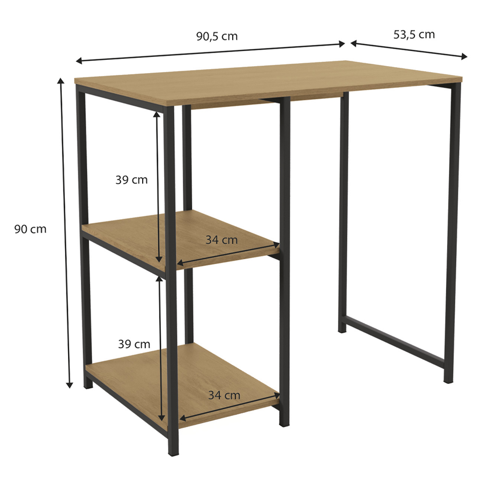 Aparador Adega Bar Cervejeira 90cm LI044 Freijo Preto Fosco KPB