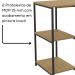 Aparador Adega Bar Cervejeira 90cm LI044 Freijo Preto Fosco KPB