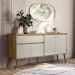 Aparador Buffet 160 cm 4 Portas RA2550 Nature Off White PLLA