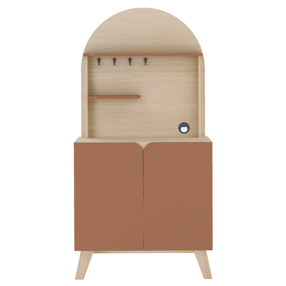 Aparador Cantinho Cafe 2 Portas 80 cm 4630 Naturale Terracota ARLY