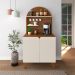 Aparador Cantinho Cafe 2 Portas 80 cm 4631 Cedro Off White ARLY
