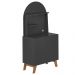 Aparador Cantinho Cafe 2 Portas 80 cm 4678 Preto ARLY