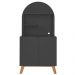 Aparador Cantinho Cafe 2 Portas 80 cm 4678 Preto ARLY