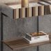 Aparador Espelhado Aurum Estilo Industrial Demoliçao Preto DHom