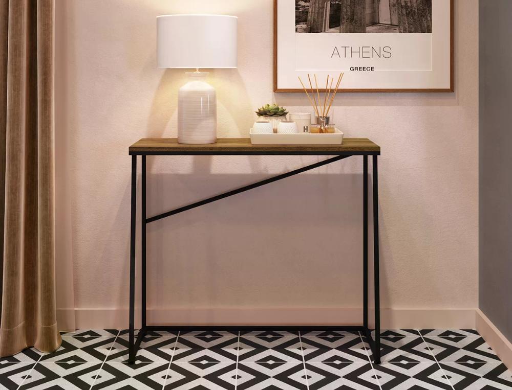 Aparador Estilo Industrial SW001 Preto Noce Oro PP