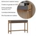 Aparador Para Sala 2 Gavetas 120 cm 2152 Tauari Concret Milani Store