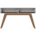 Aparador Para Sala 2 Gavetas Noronha Off White Matte CLB