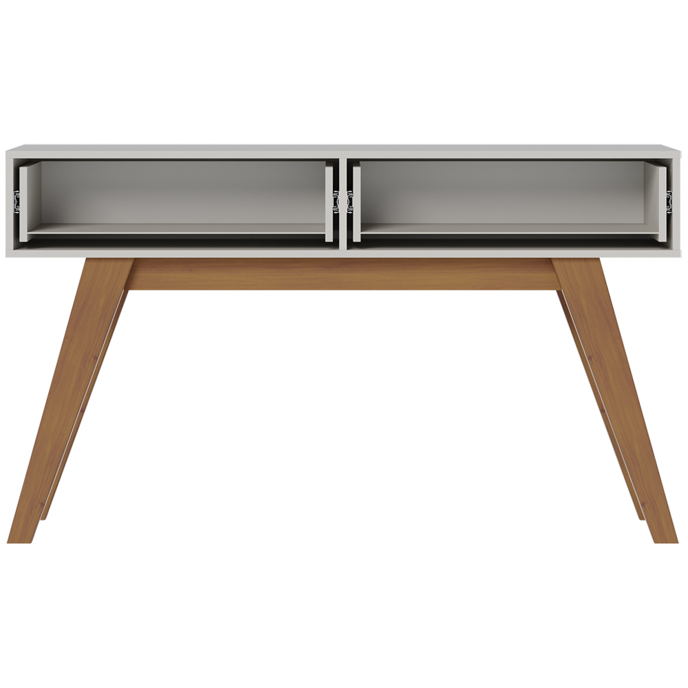Aparador Para Sala 2 Gavetas Noronha Off White Matte CLB