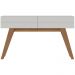 Aparador Para Sala 2 Gavetas Noronha Off White Matte CLB