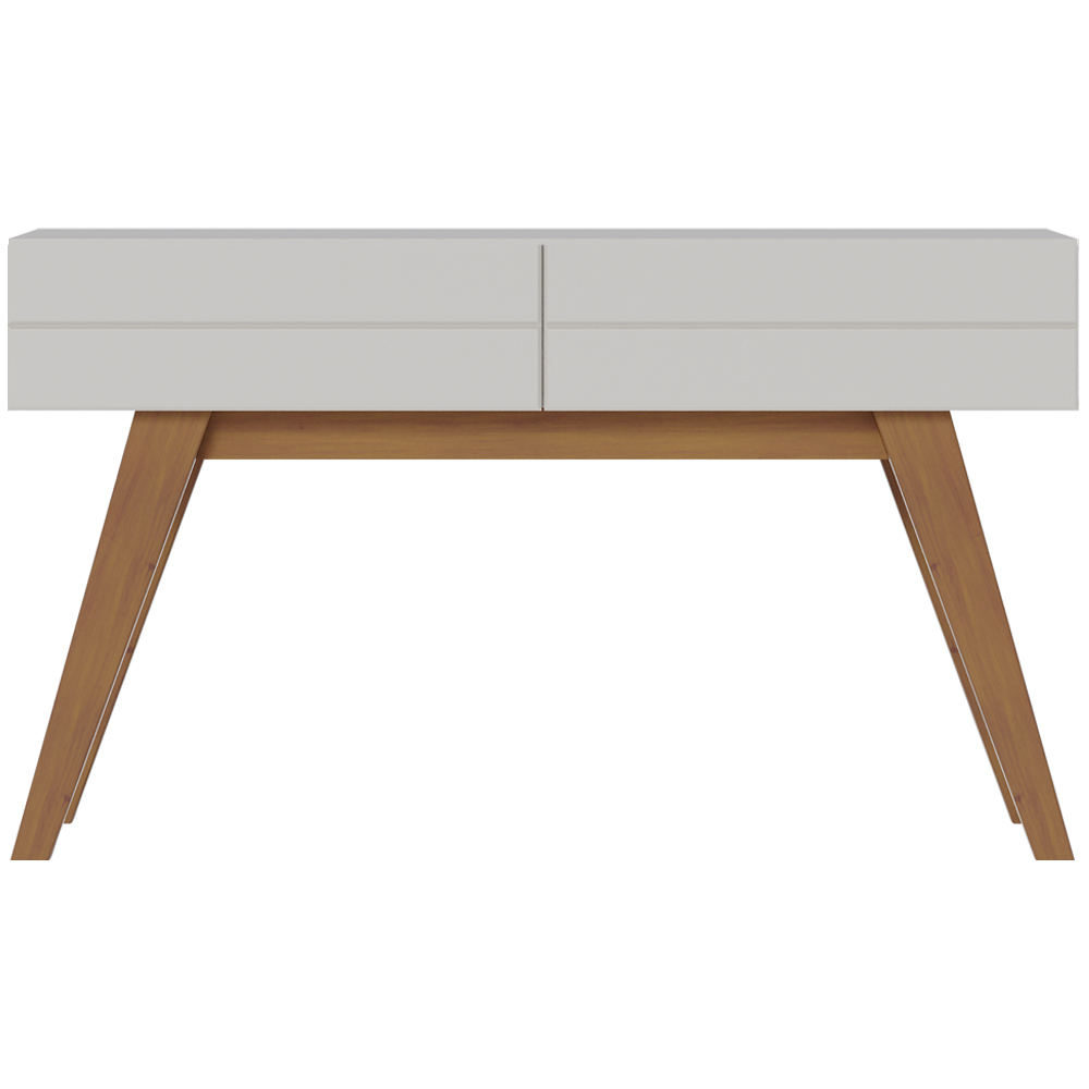 Aparador Para Sala 2 Gavetas Noronha Off White Matte CLB