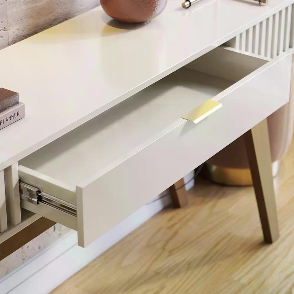 Aparador Para Sala Com Gaveta Riveira Off White CLB