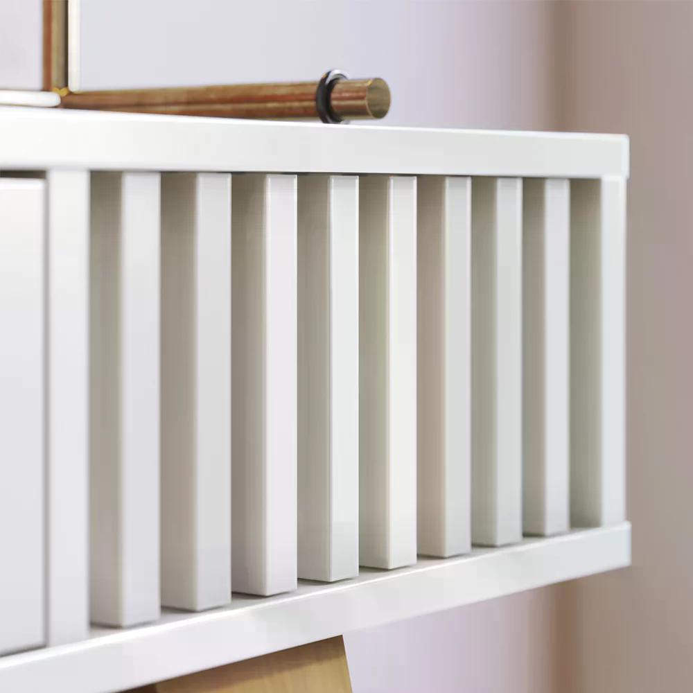 Aparador Para Sala Com Gaveta Riveira Off White CLB