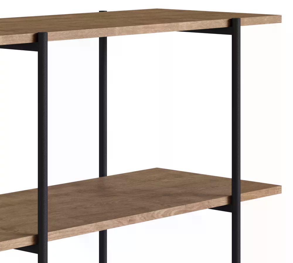 Aparador Para Sala De Jantar 27864 Linha Tube Vermont Preto Fosco Artesano