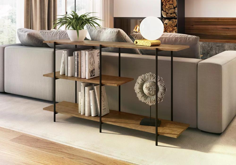Aparador Para Sala De Jantar 27864 Linha Tube Vermont Preto Fosco Artesano