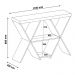 Aparador Sala Estar Com Nichos 110 cm 4152 Off White ARLY