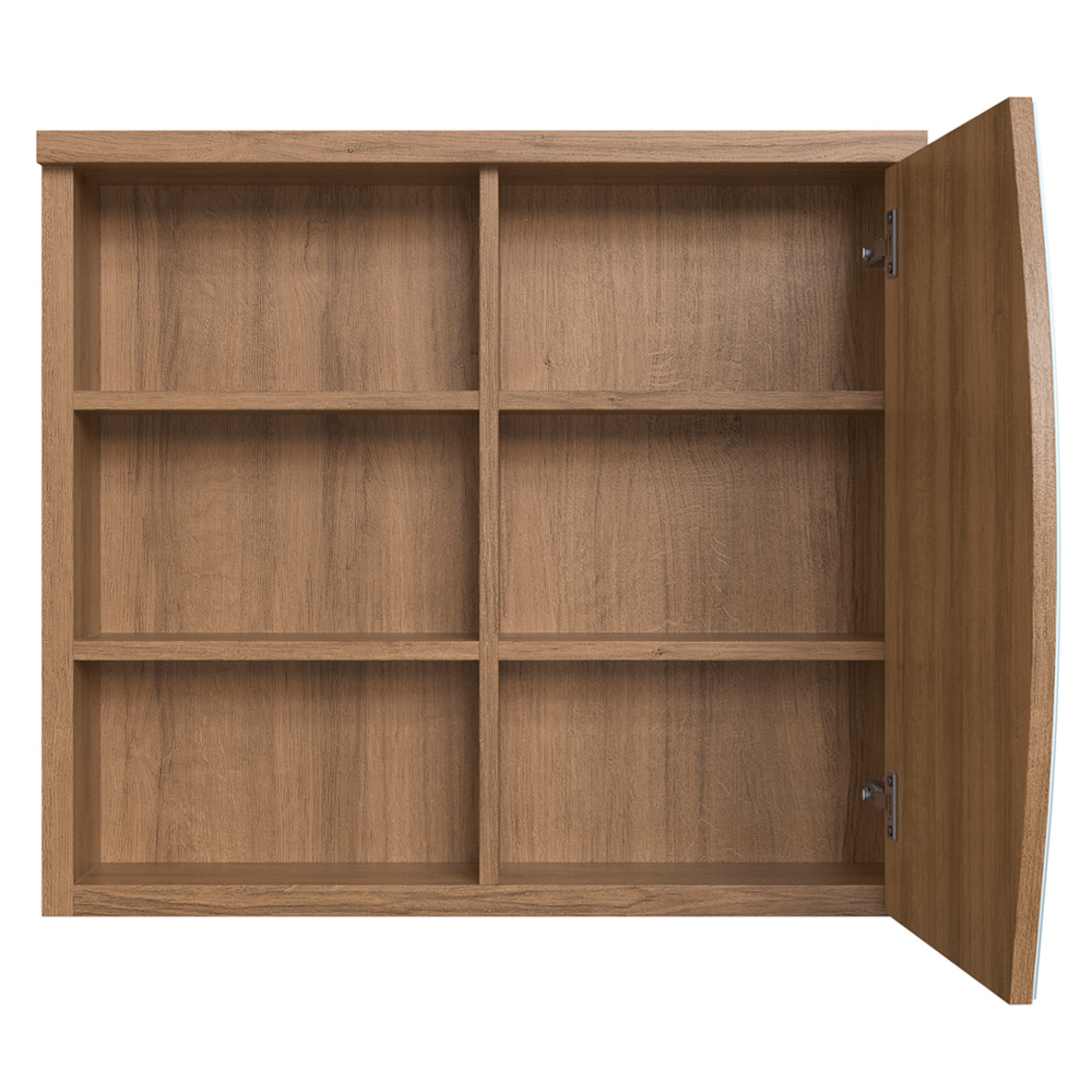 Armário Espelheira Com Porta e Nicho 70 cm ES9680 Mell FAEM