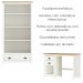 Armario 2 PT Mesa Escrivaninha 2 GV Madeira Maciça Branco Freijo Milani Store